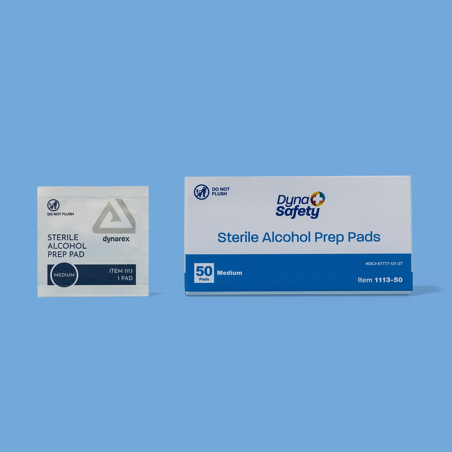 Dynarex Alcohol Prep Pads (50) Pack