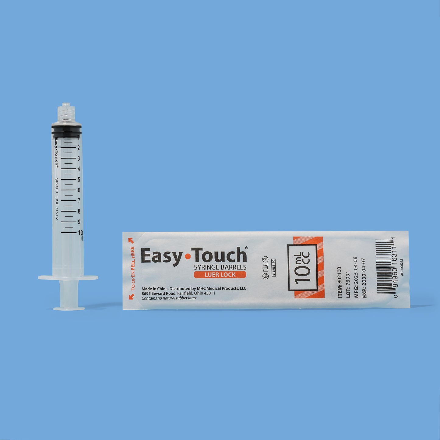 10mL EasyTouch LuerLock Syringes