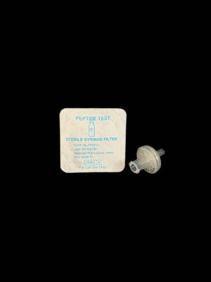 PeptideTest Syringe Filter .22μm PES 13mm - Sterile Individually Wrapped