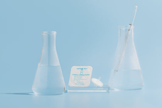PeptideTest Syringe Filter .22μm PTFE 25mm - Sterile Individually Wrapped
