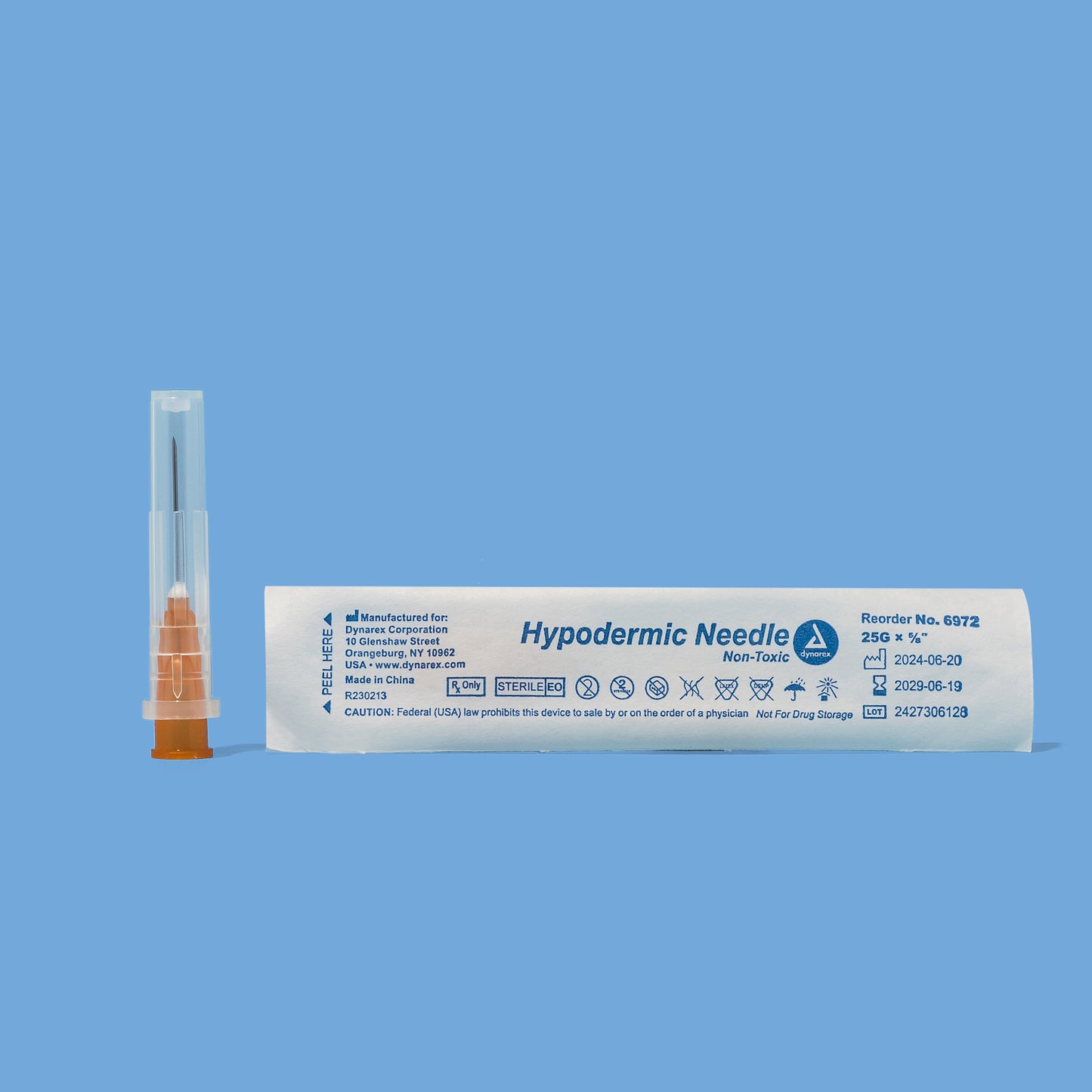 Dynarex Needles 25g 5/8"