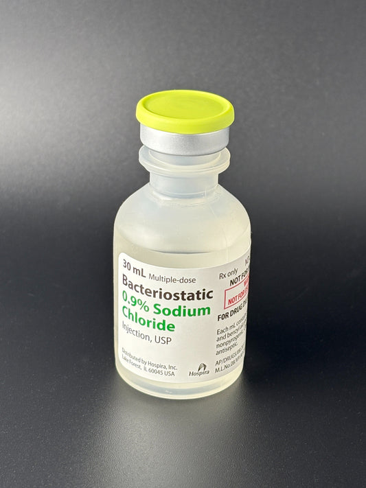 Pfizer Hospira Bacteriostatic Sodium Chloride for Injection – 30 mL