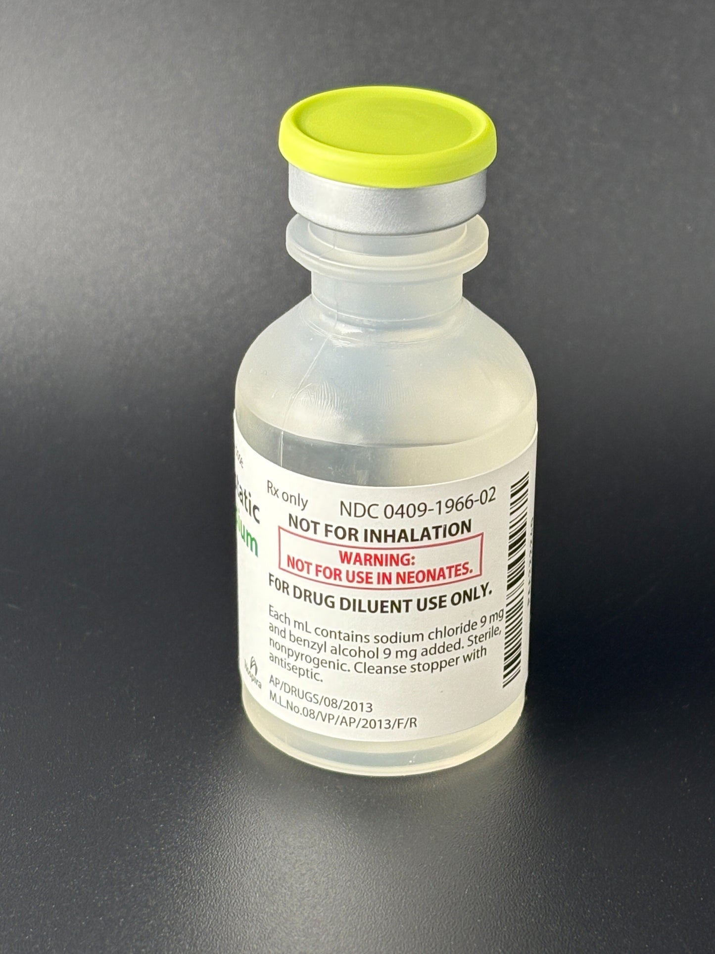 Pfizer Hospira Bacteriostatic Sodium Chloride for Injection – 30 mL