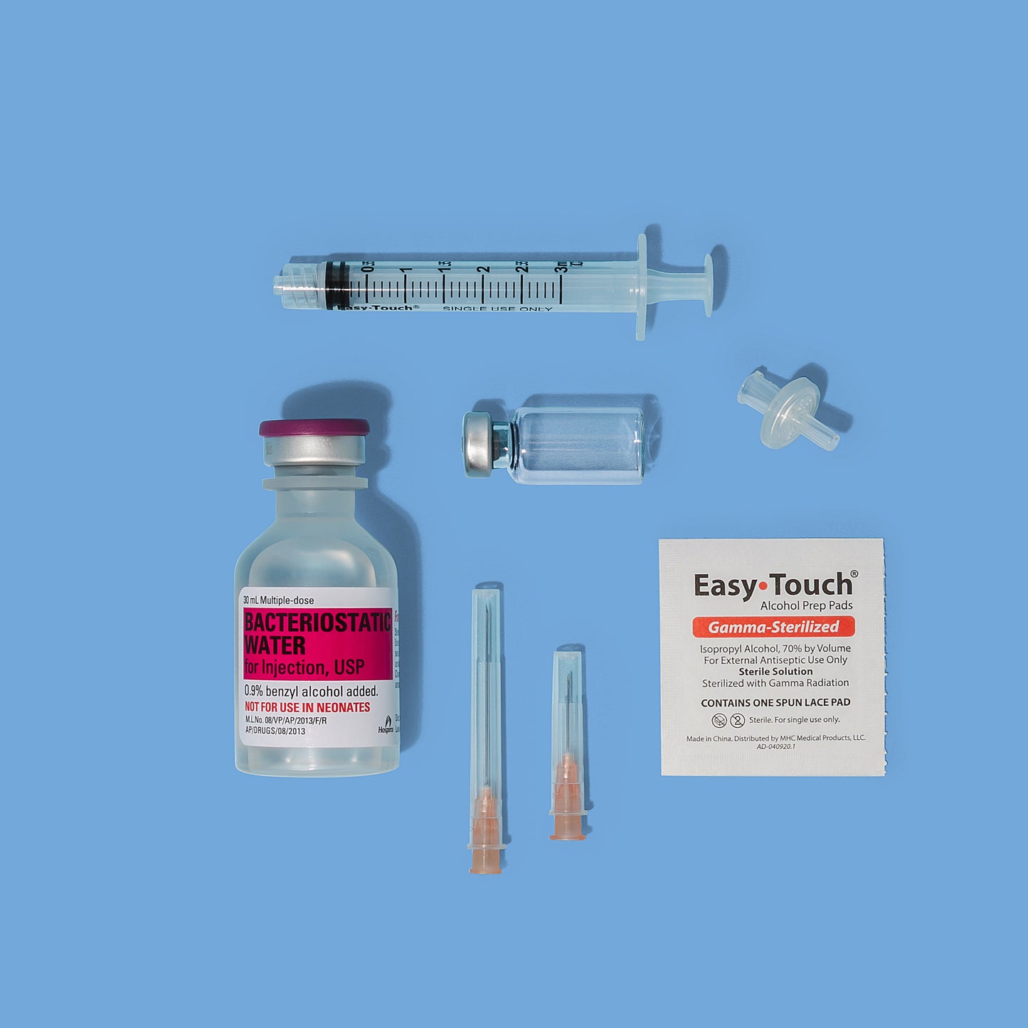 Kit de inicio todo en uno para reconstitución y filtrado