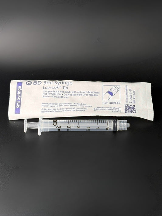 BD (Premium) 3mL (Luer-Lock) Syringes