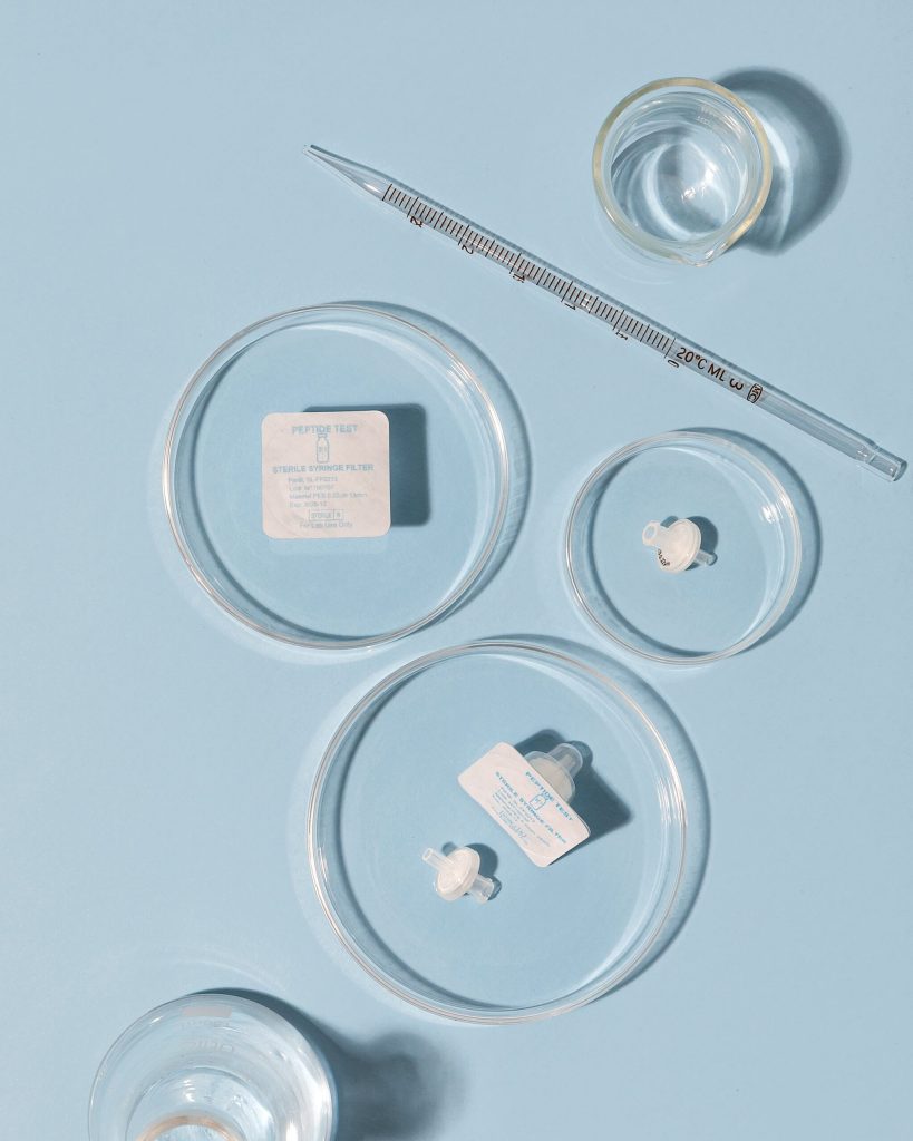PeptideTest Syringe Filter .22μm PES 13mm – Sterile Individually Wrapped