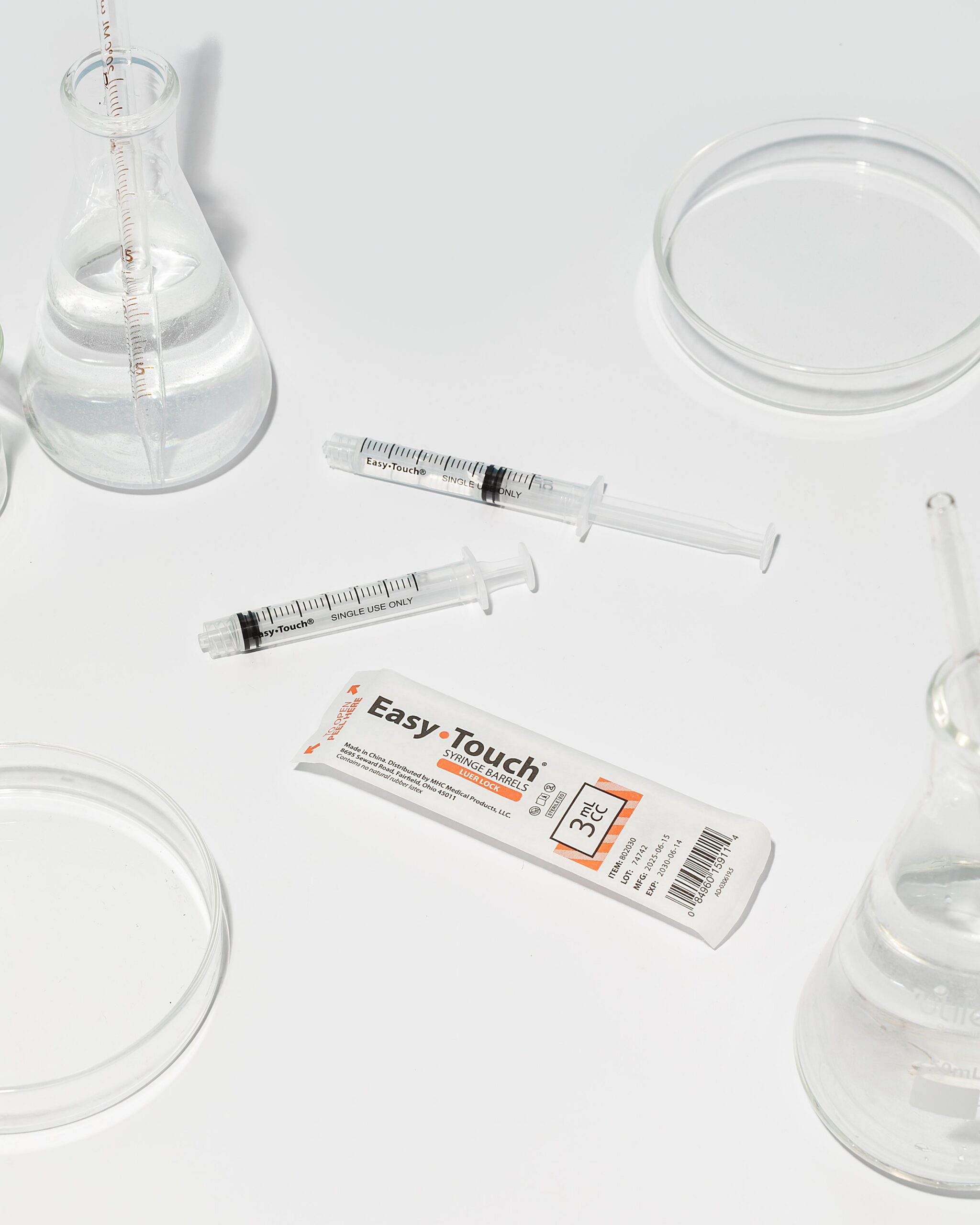 3mL EasyTouch Luer Lock Syringes