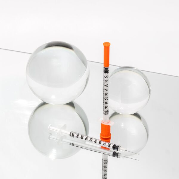 Jeringas de insulina EasyTouch - 1 mL (calibre 27, 5/8")